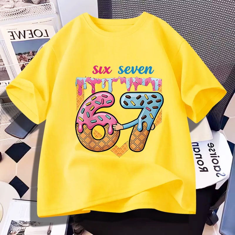 D1364(พร้อมส่งทุกสี）เสื้อยืดแขนสั้น ผ้านุ่มใส่สบายฯ มี7สีหลายไซส์เลือกได้ S-3XL ราคา ถูกที่สุด ดีลบีเคเค