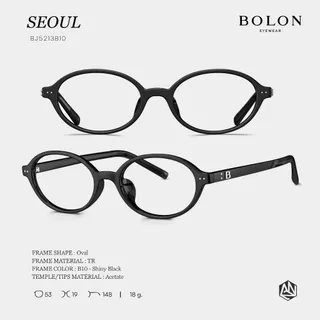 ANZ STUDIO | กรอบแว่นตา BOLON S/S 2026 รุ่น SEOUL BJ5213 ทรง Oval เรียบหรู น้ำหนักเบา ของแท้ รับประกัน 1 ปี