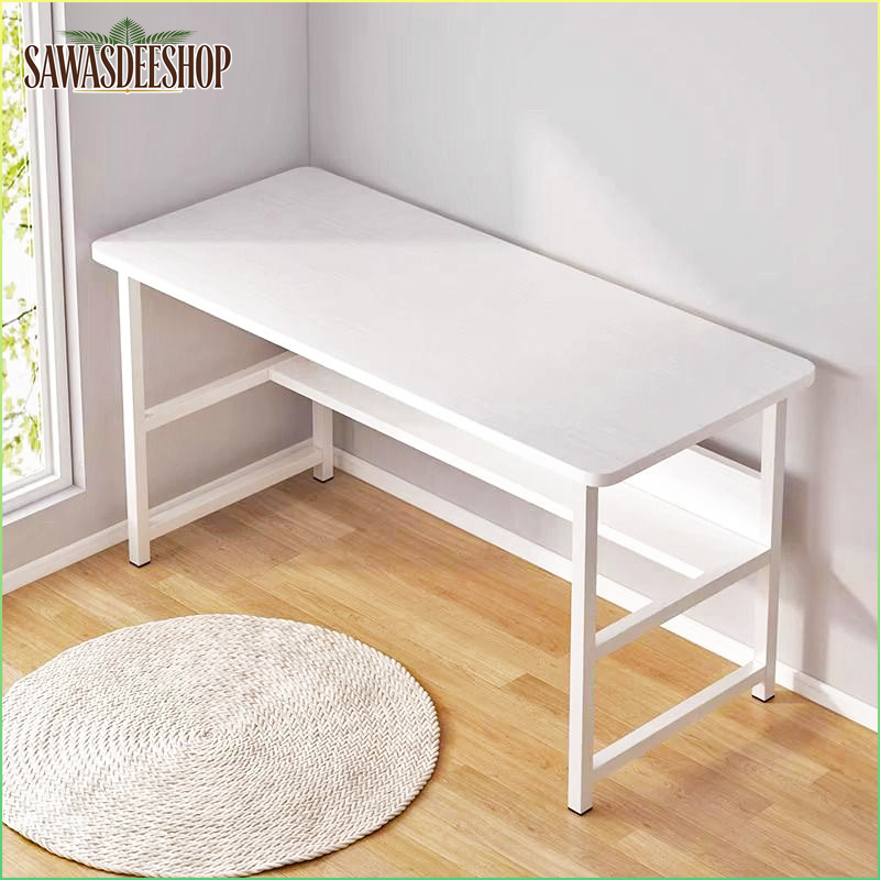 โต๊ะคอมวาง โต๊ะทํางาน โน้ตบุ๊ก ขนาดเล็กกระทัดรัด น้ำหนักเบา เคลื่อนย้ายง่ายComputer Desk อเนกประสงค์