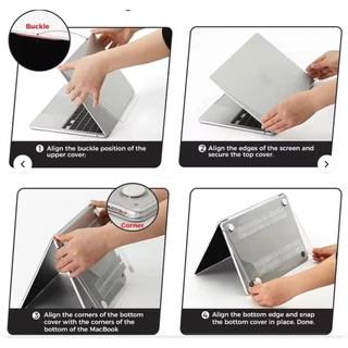 เคสพีวีซีใส และแผ่นซิลิโคนคลุมคีย์บอร์ด สำหรับ McBook Neo Crystal PC case for MB Neo