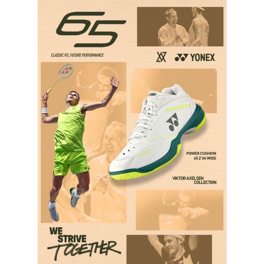 รองเท้าแบดมินตัน รองเท้ากีฬา YONEX รุ่น POWER CUSHION 65 Z VA WIDE