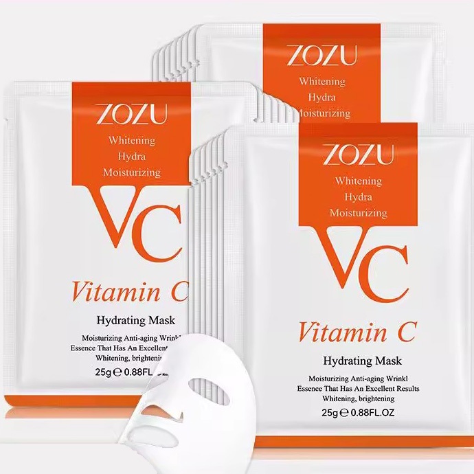【30 แถม 30】VC มาส์กหน้า สูตรธรรมชาติ มาส์กปรับผิวให้กระจ่างใส ไวท์เทนนิ่ง ราคา ถูกที่สุด ดีลบีเคเค แกลเลอรีภาพที่ 2