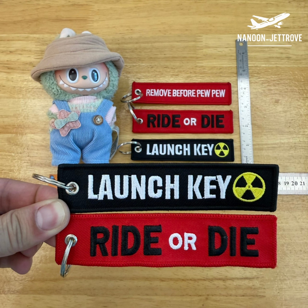✨NEW Fabric Keychain | Remove Before Flight | Ride or Die | Launch Key