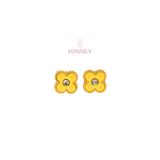 ER-00Fonney ต่างหู สแตนเลสแท้ไม่ลอกไม่ดำ