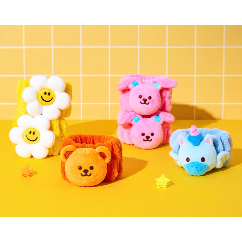 🌼🌼Wiggle Wiggle🌼🌼Wash Wrist Band ที่ใส่ข้อมือล้างหน้า กันเปียก