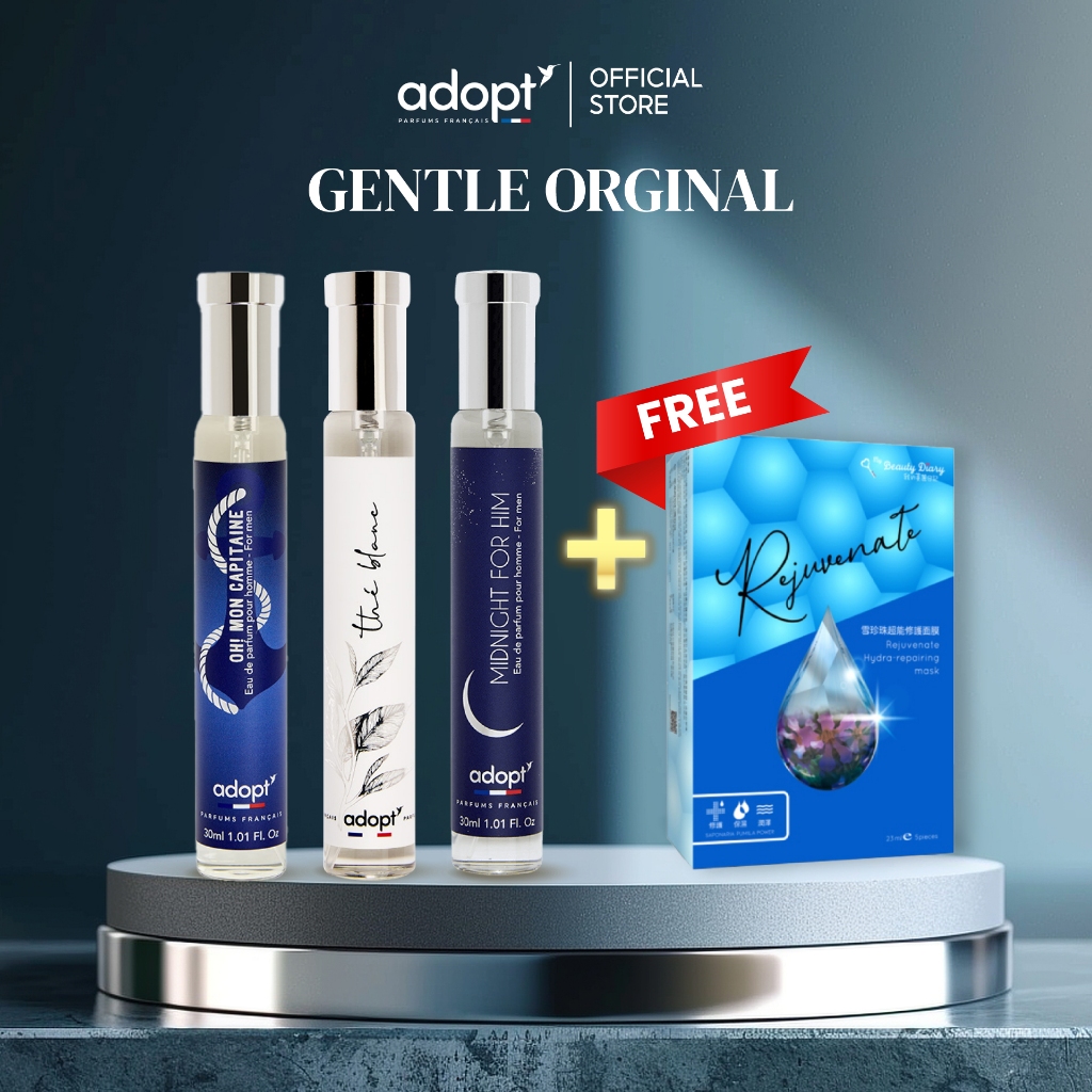 General 3 Set📍Best Seller - For man✨Gentleman Original Set ✨🌊 Adopt parfums น้ำหอมพรีเมียมจากฝรั่งเศ