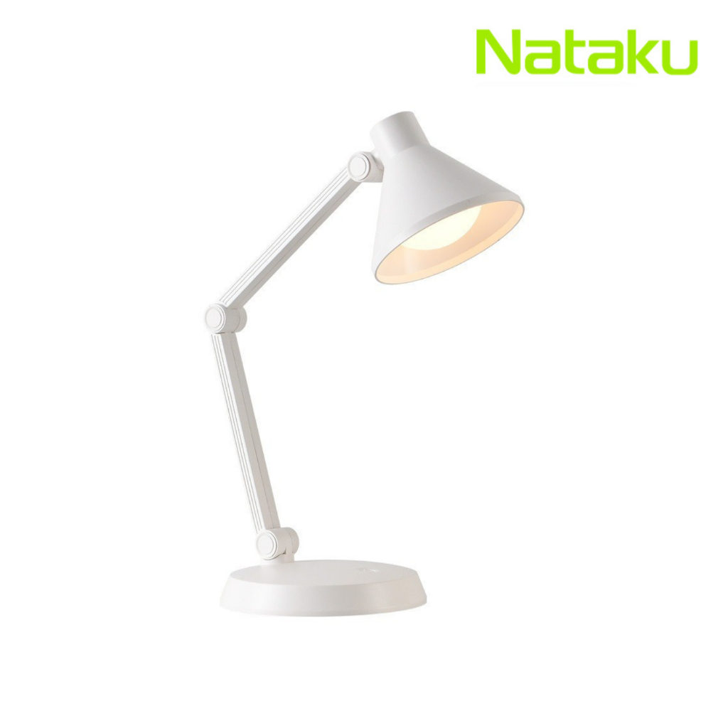 Nataku โคมไฟตั้งโต๊ะ โคมไฟทำงาน อ่านหนังสือ Table lamp สวิชต์ปุ่มกด ใช้ง่ายสะดวก ปรับโหมดได้ 3สี