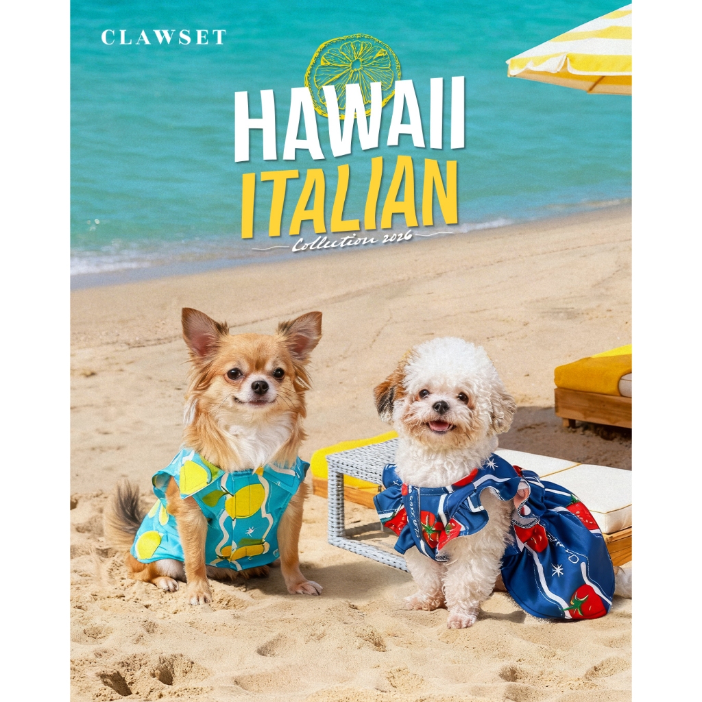 เสื้อหมาแมว เสื้อเชิ๊ตแขนกุด Hawaii Italian Sleeveless Shirt เฉพาะเสื้อสัตว์เลี้ยง | CLAWSET.BKK ราคา ถูกที่สุด ดีลบีเคเค แกลเลอรีภาพที่ 7
