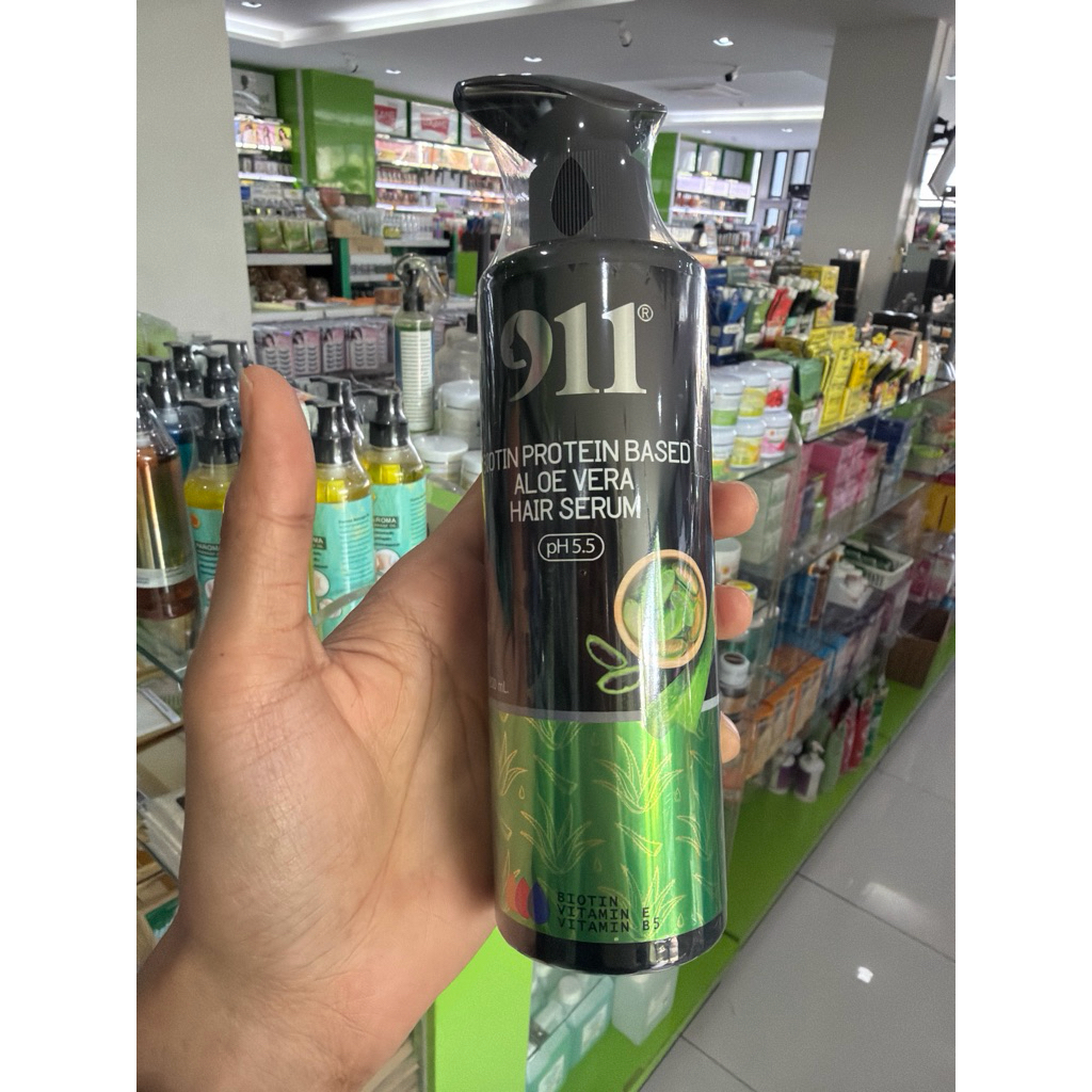 เซรั่มบำรุงผม 911 เคราติน เนื้อบางเบา ไม่เหนียวเหนอะ ขนาด 200 มล.