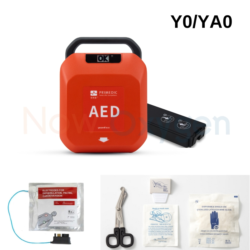 เครื่องกระตุกหัวใจด้วยไฟฟ้าแบบอัตโนมัติ (AED) Yuwell รุ่น HeartSave Y0 รับประกันเครื่อง 6 ปี