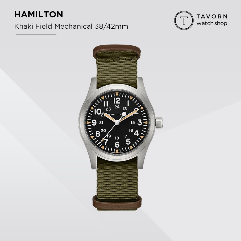 นาฬิกา Hamilton Khaki Field Mechanical 38/42mm รุ่น H69439931 / H69529933