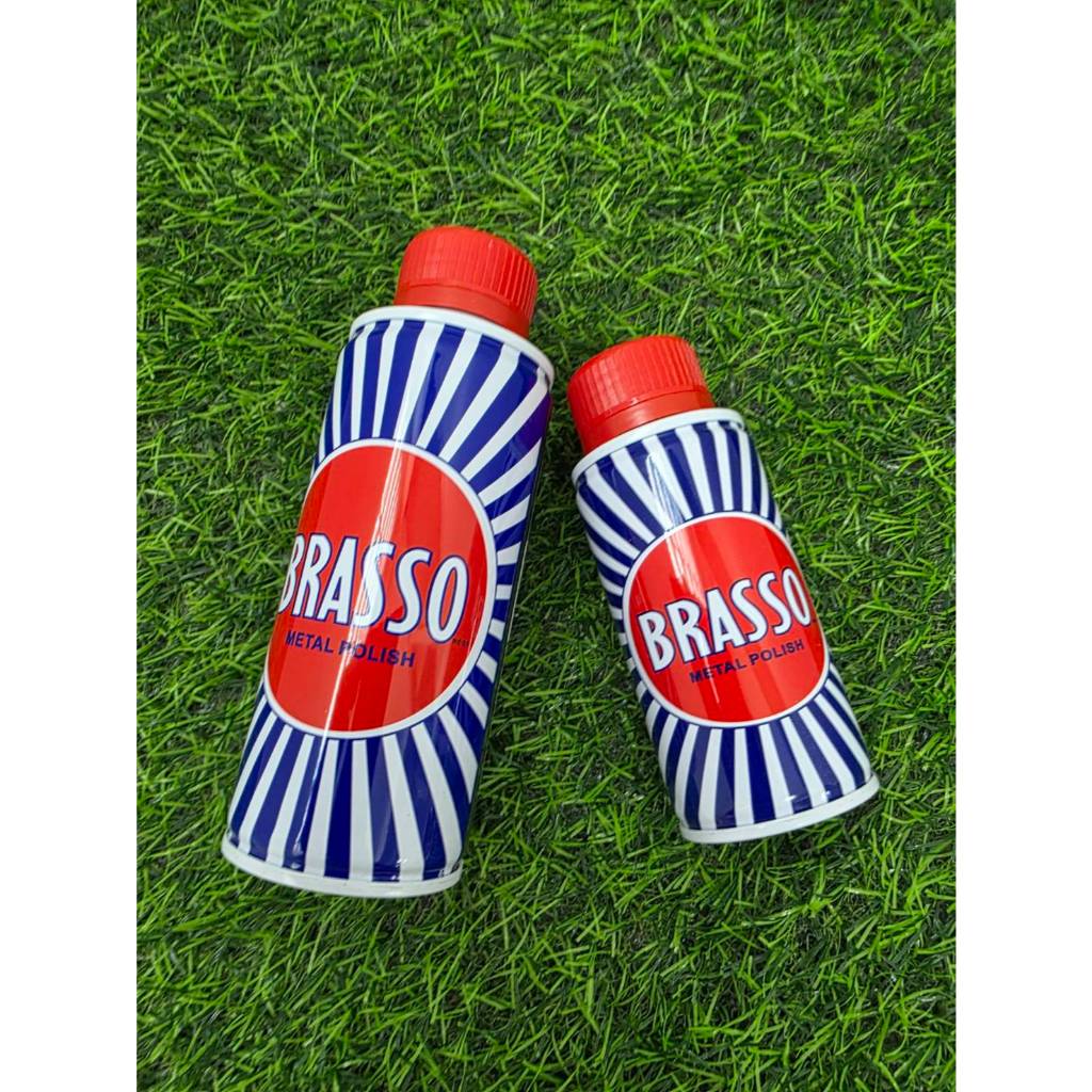 Brasso น้ำยาขัดโลหะ ขนาด 100/200 ml. บรัสโซ ขัดโลหะ ทำความสะอาด สำหรับโลหะ ทองเหลือง ทองแดง สแตนเลส 