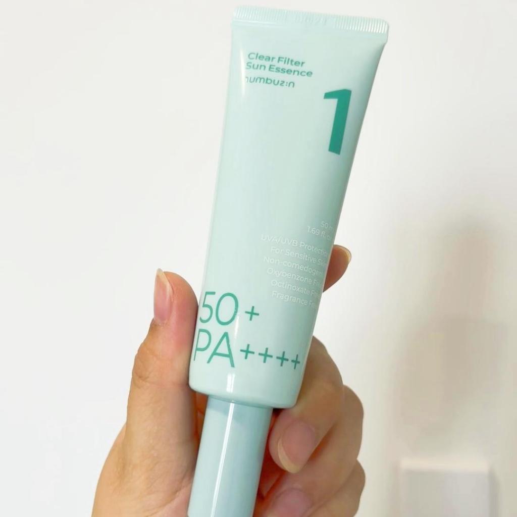numbuzin No.1 Pure-full Calming Water Sunscreen 50ml SPF 50+ PA++++ 50ml บางเบา/ไม่รบกวนเมคอัพ/ปลอบป