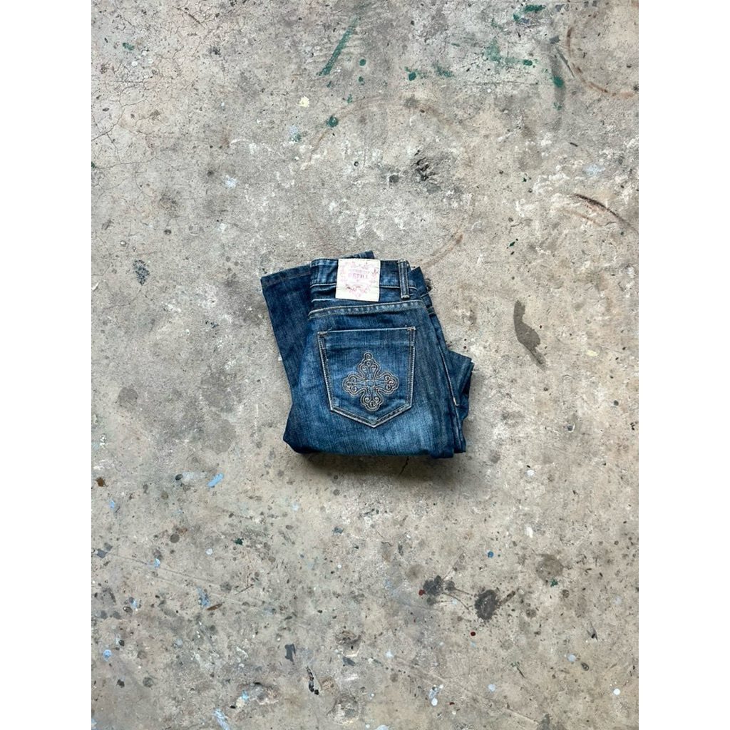 Refill antique Y2K jeans (เอว28)