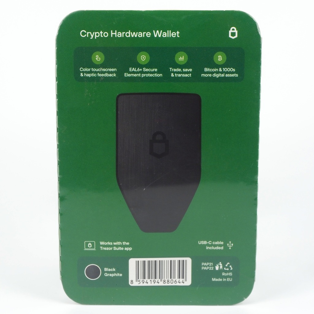 Trezor Safe 5 (Black Graphite) ของใหม่ มือ 1 ซีลแท้ 100% Hardware Wallet