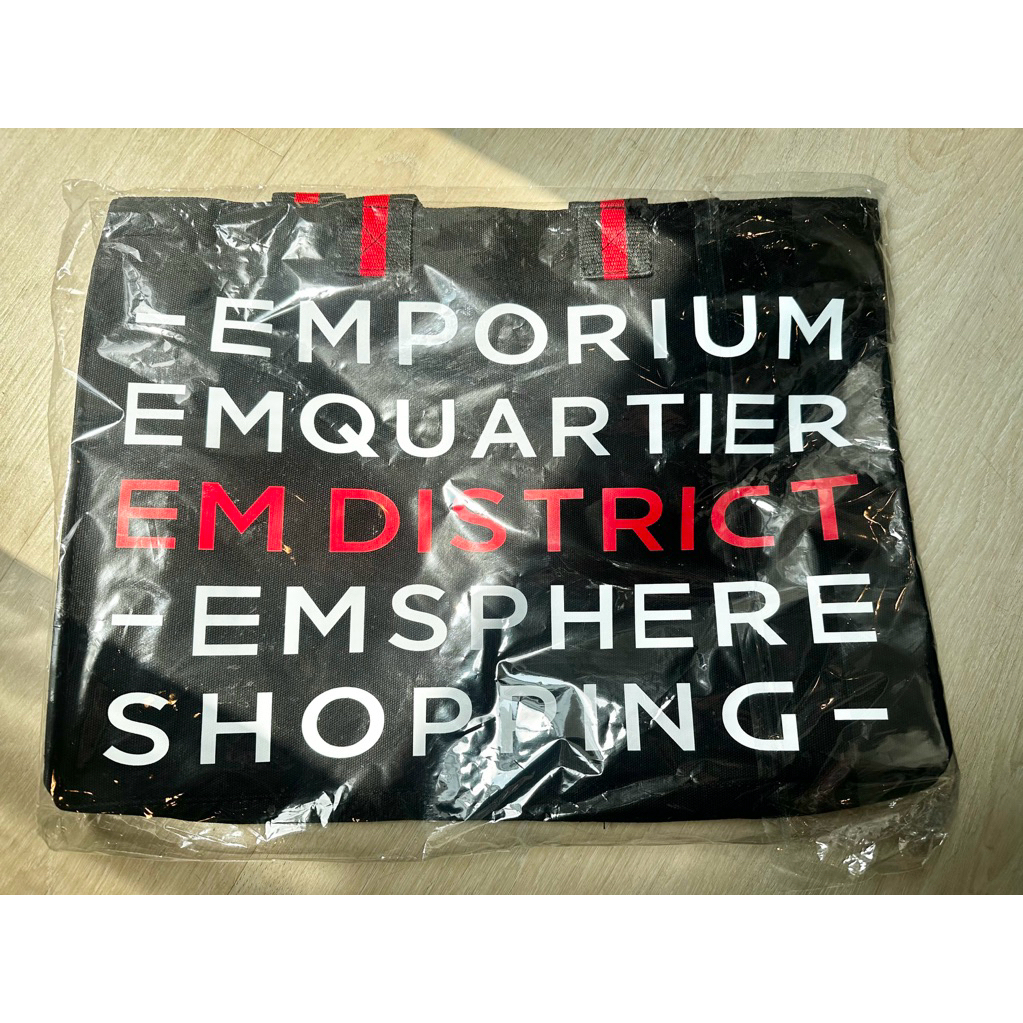 กระเป๋าผ้า พรีเมียม Emporium Emquartier Emsphere Shopping bag กระเป๋า ช้อปปิ้ง กระเป๋าใส่เอกสาร ใส่โ