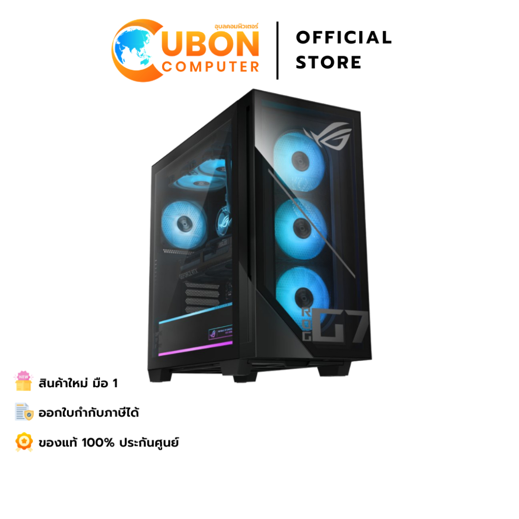 DESKTOP (เดสก์ท็อป) ASUS ROG G700 GM700TZ-R9800X048WA / AMD Ryzen 7 9800X3D / RX9700XT / 32GB / 1TB 