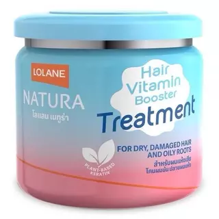 สูตรใหม่โลแลน เนทูร่า แฮร์ ทรีทเม้นท์ ครบทุกสูตร 250/500 กรัม Lolane Natura Hair Treatment 250/500g.