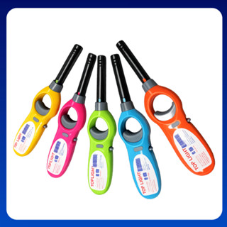 ปืนจุดเตาแก๊ส ปืนจุดไฟ ไฟแช็ค ไฟแช็คอเนกประสงค์ คละสี