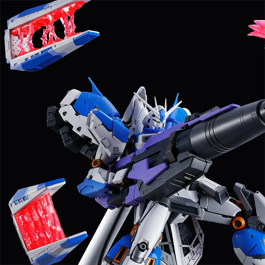RG 1/144 Hi-nu Hyper Mega Bazooka Launcher (Novel ver.) & Funnel Display Set [BANDAI] [Pre-order]