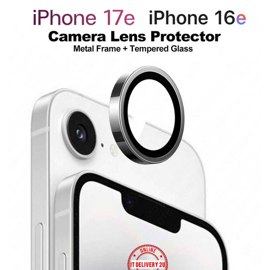 กันรอยกล้องไอโฟน iPhone 17e / iPhone 16e กันเลนส์กล้องไอโฟน iPhone17e / iPhone16e Camera Lens Protec