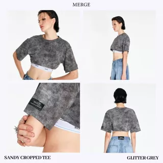 Merge Official - Sandy Cropped Tee (พร้อมส่ง)