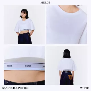 Merge Official - Sandy Cropped Tee (พร้อมส่ง)