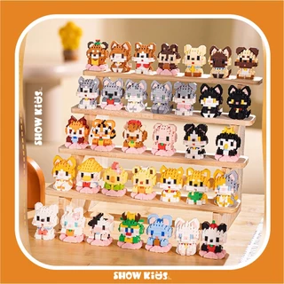 ตัวต่อสัตว์มินิ น่ารัก DIY Mini Block ของขวัญเด็ก ฝึกสมอง เสริมพัฒนาการ ต่อสนุก ไม่หลุดง่าย