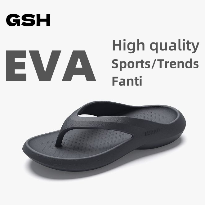 GSH รองเท้าแตะชายสปอร์ต คุณภาพสูง พื้นหนา EVA ยืดหสูง น้ำหนักเบา กันน้ำ กันลื่น สำหรับกลางแจ้ง