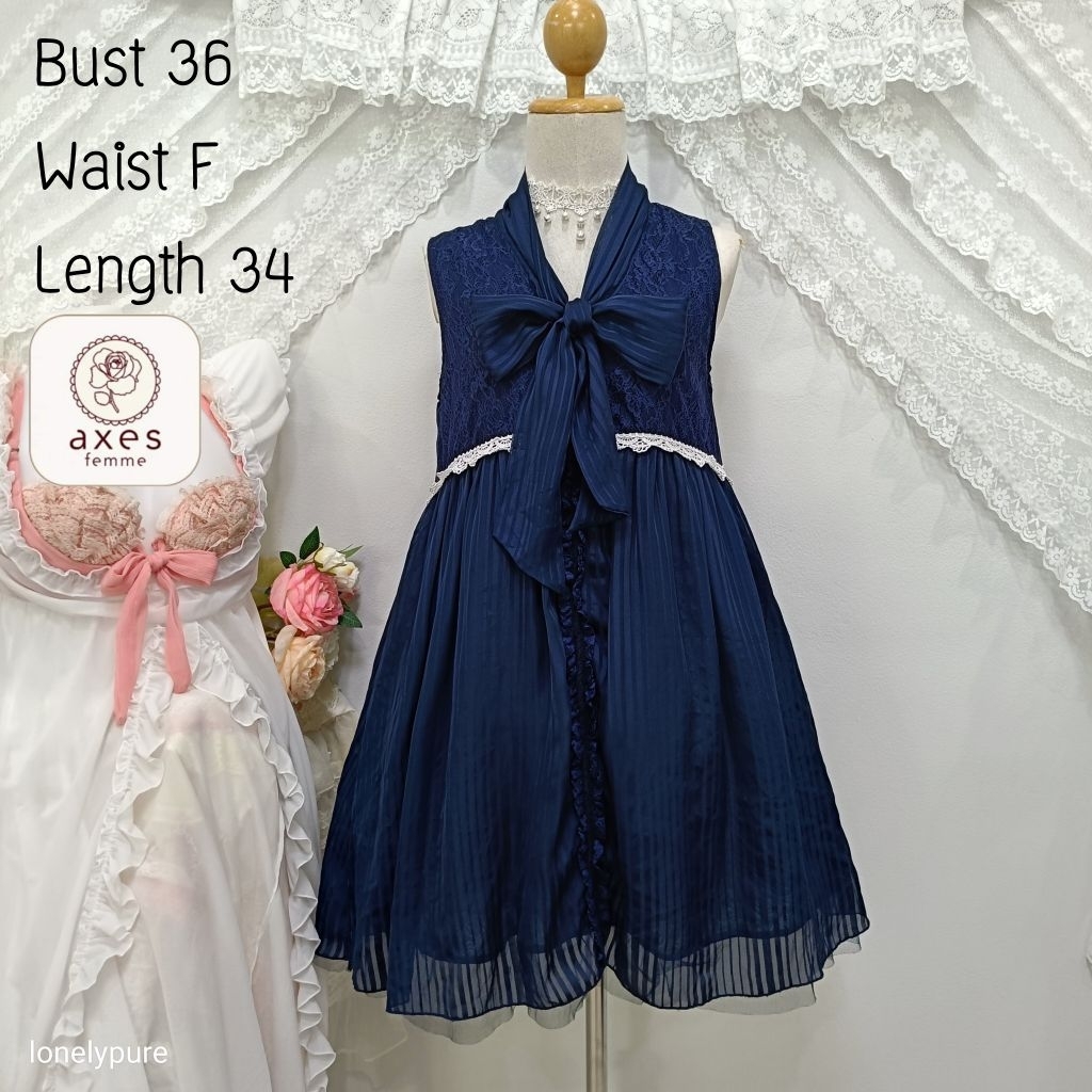 Axes Femme มินิเดรสญี่ปุ่น มือสอง