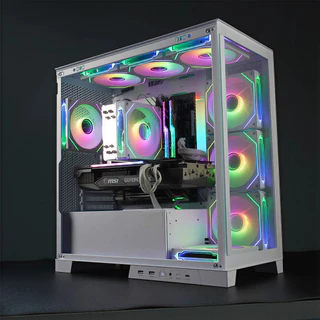 ARGB พัดลมระบายความร้อน Prism ซีรีส์ ประสิทธิภาพสูง พัดลมคอมพิวเตอร์ cooling fan 5V 3pin 12CM PWM