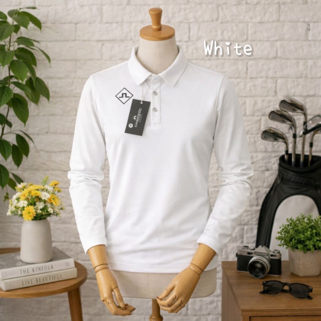 ‼️SALE‼️⛳JL J.Lindeberg Golf เสื้อกอล์ฟแขนยาวผู้หญิง โลโก้ด้านหลัง สวยมาก ผ้านิ่ม ยืดหยุ่นดี ใส่สบาย