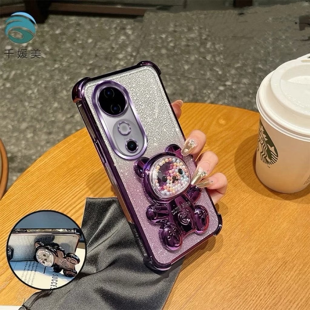 ส่งไว เคส น่ารัก  สำหรับ Vivo V70 V60 V60Lite V50 V50Lite V40 V40Pro V40Lite เคส หมี LOVEตั้งได้  MM