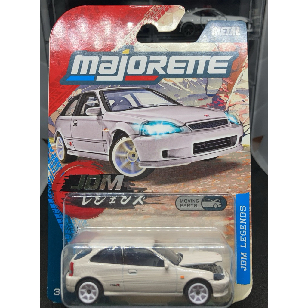 รถเหล็ก MAJORETTE HONDA CIVIC TYPE R EK9 3+