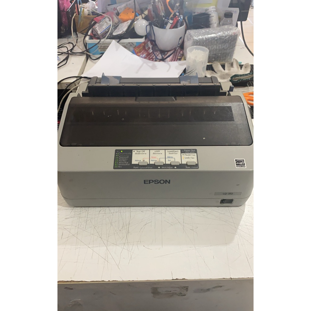 LQ310 EPSON มือ2สำหรับช่าง ต้องซ่อมเพิ่มเติม ไว้แยกชิ้นส่วนอะไหล่ ไม่มีประกันขายตามสภาพ เฉพาะตัวเครื