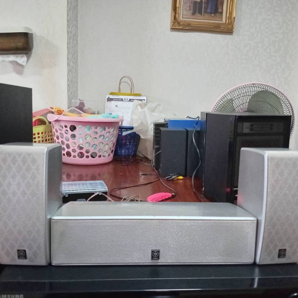 เครื่องเสียง ญี่ปุ่น มือสอง โฮมเธียเตอร์ Home Theater ลำโพง YAMAHA รุ่น NX-C120 & NX-S120