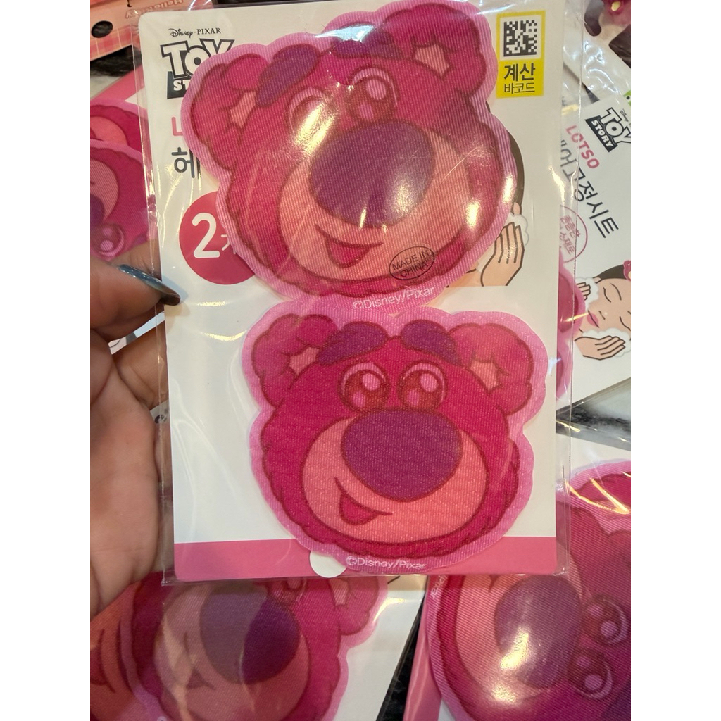 พร้อมส่ง ที่ติดผม Lotso Toy Story จากเกาหลี ของแท้