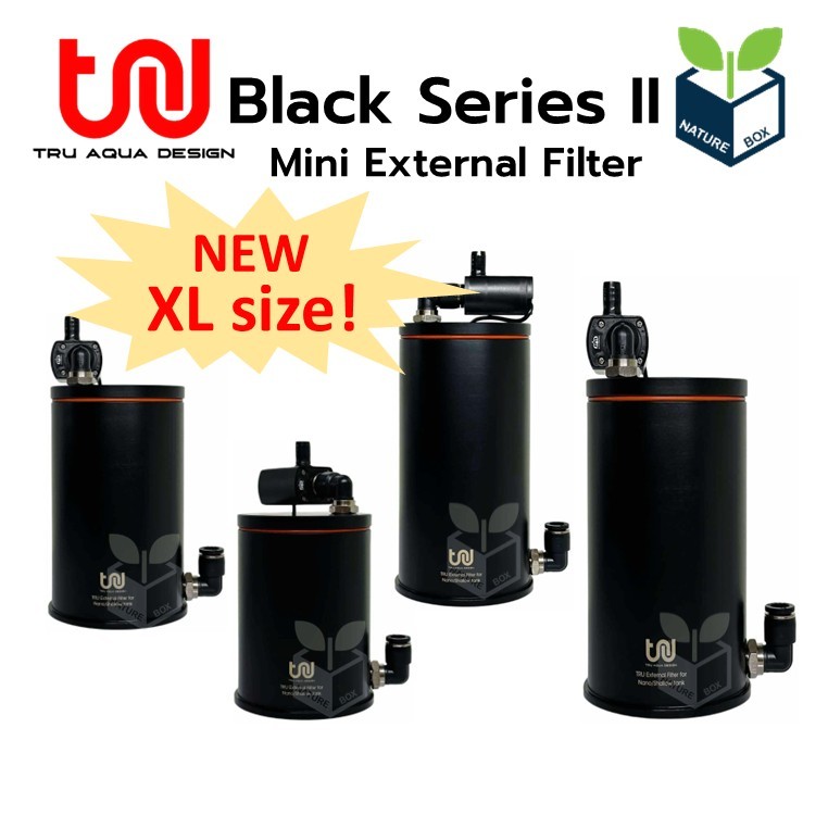 TRU Black Series Mini External Filter กรองทรู กรองนอกจิ๋ว กรองนอกขนาดเล็ก สำหรับตู้ปลา ตู้ไม้น้ำ