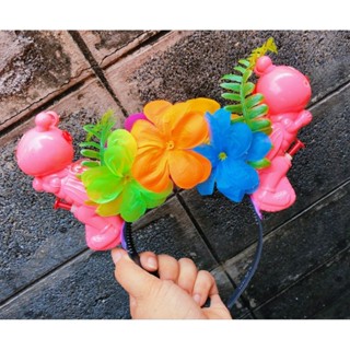 แฟชั่นวันสงกรานต์ พร๊อบเเต่ง ที่คาดผม ตกแต่งดอกไม้สีสันแซ่บๆ…