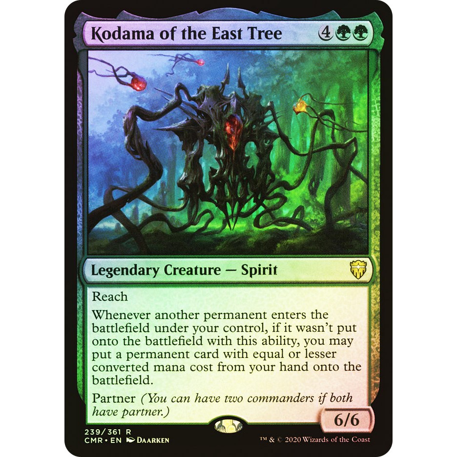 MTG - Magic The Gathering - Commander Legends - Kodama of the East Tree - Near Mint - Foil