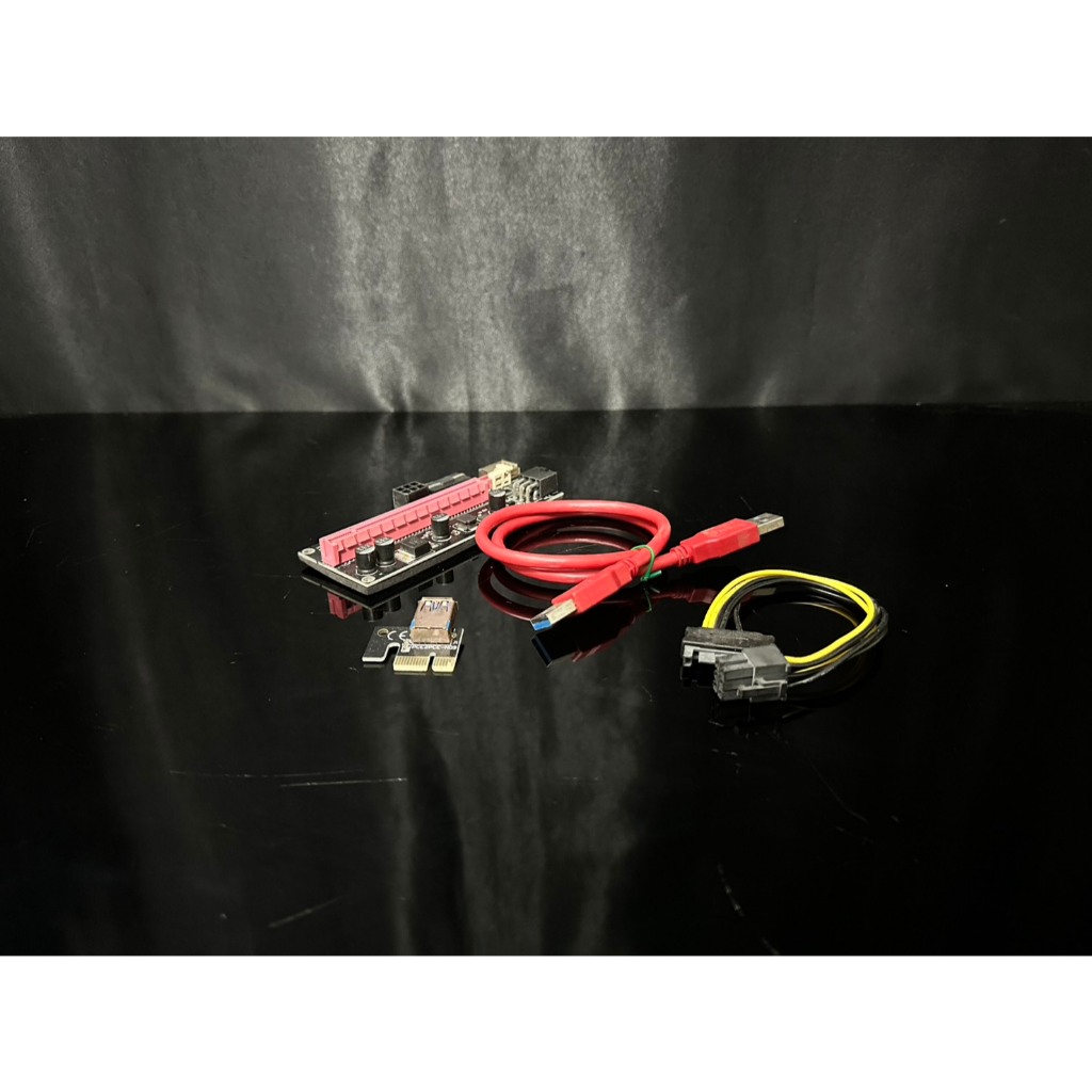 สาย Riser pcie X1 to x16 สำหรับ mining ver 009S มือสอง