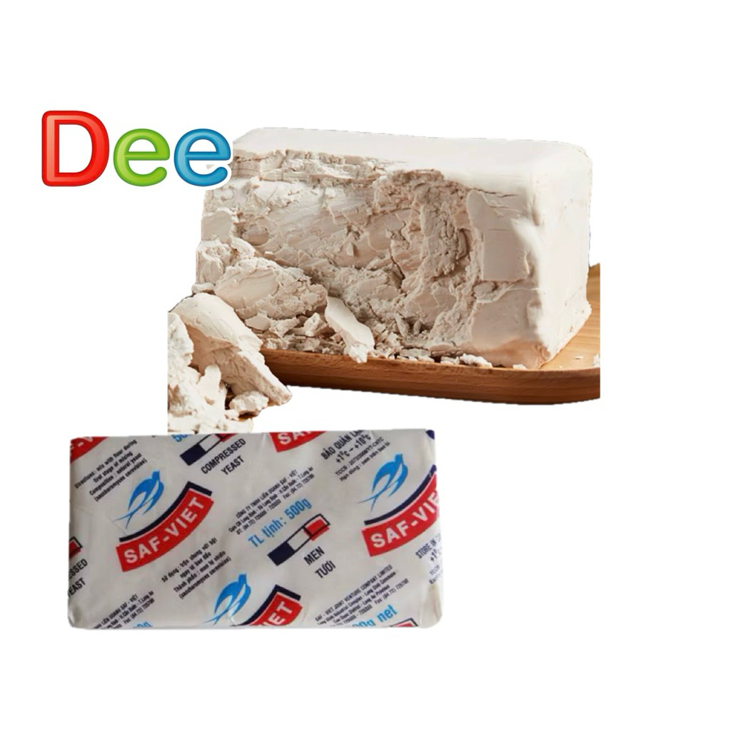 ส่งด่วน ใน กทม. Fresh Yeast Saf-Viet 500g ยีสต์สด 500กรัม for croissant 🚗❄️🧊cool deliver 🚗