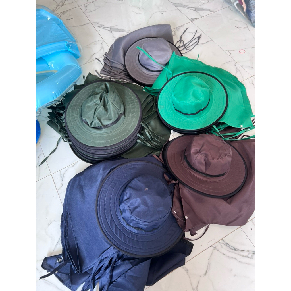 หมวกคลุมหน้า สีพื้น ลายพรางสวย ทน ราคาถูก