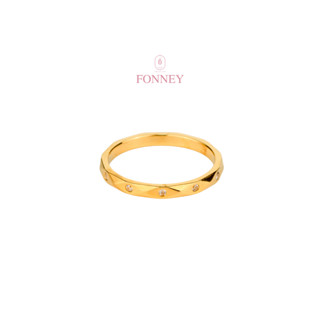 RN-09Fonney  แหวน สแตนเลสแท้ไม่ลอกไม่ดำ