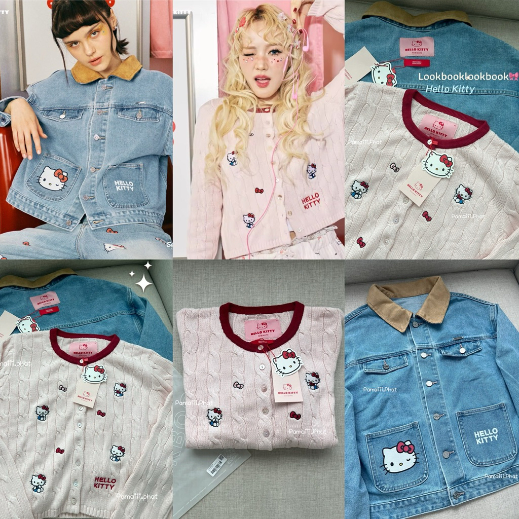🎀สินค้าแท้💯%🎀 lookbooklookbook Hello Kitty ✅ส่ง12/05/69✅ 🎀มีหลักฐานคำสั่งซื้อจากแบรนด์🎀