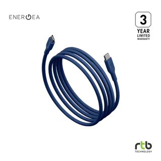 Energea Flow 60 สายชาร์จ USB-C to USB-C (3A, 60W) Fast Charging Cable