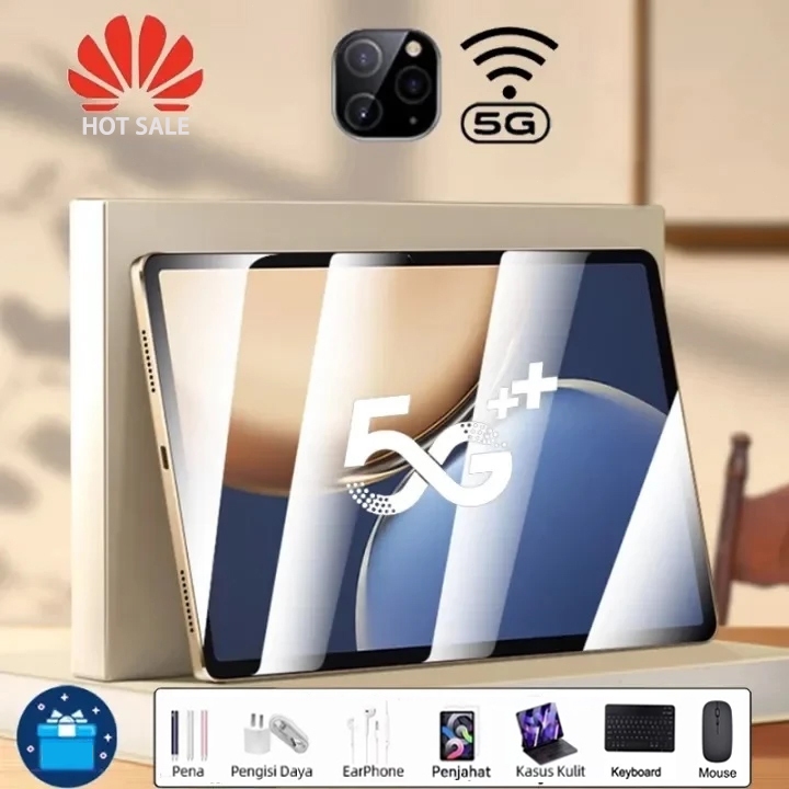 【ซื้อ1แถม9+แป้นพิมพ์ฟรี】แท็ปเล็ต Tablet 5G Android14 แรม 16GB รอม 1TB แท็บเล็ต 11.8นิ้ว Full HD Dual SIM 5G /wifi แท็ปเ