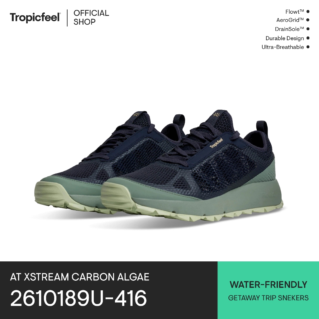 Tropicfeel AT Xstream Carbon Algae รองเท้าผ้าใบ (2610189U416)