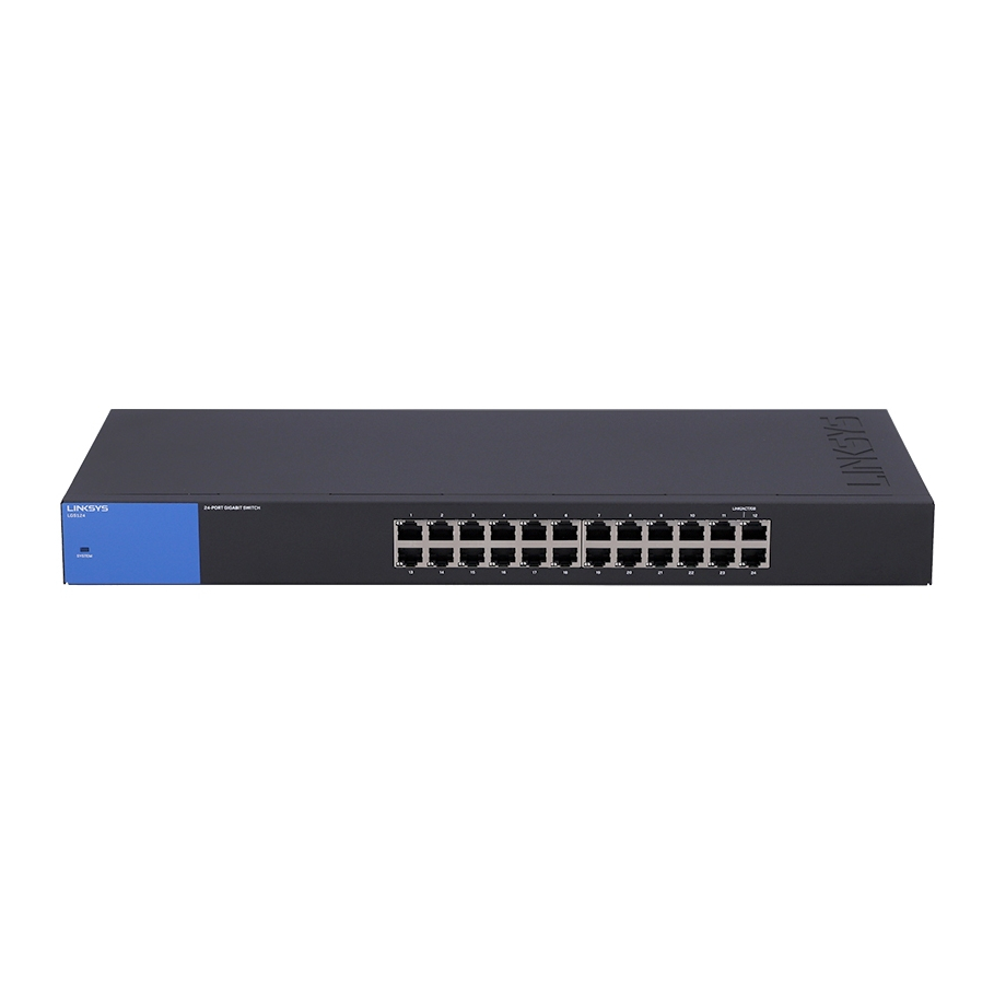 SWITCH (สวิตซ์) LINKSYS (LGS124-AP) 24 PORT GIGABIT PORT