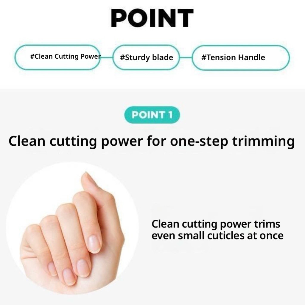 Fillimilli Cuticle Nipper กรรไกร ปลายโค้งแหลม นำเข้าจากเกาหลี กรรไกรตัดหนัง สแตนเลส กรรไกรตัดเล็บ หนังกำพร้า ราคา ถูกที่สุด ดีลบีเคเค แกลเลอรีภาพที่ 3